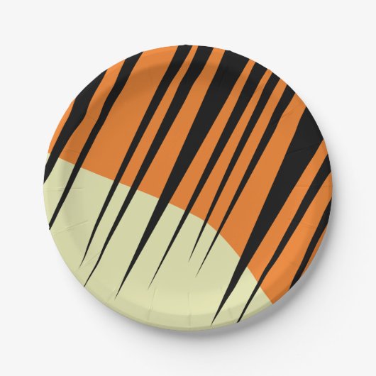 ワイルドワン1歳の誕生日パーティーサファリ ペーパープレート (正面)