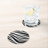 ワイルドワン1歳の誕生日パーティーサファリ ラウンドペーパーコースター (インサイチュ)