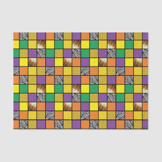 ワイルドワン1歳の誕生日パーティーサファリ 薄葉紙 (正面)