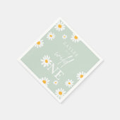 ワイルドワン1歳の誕生日パーティーボヘミアングルーヴィデコール スタンダードカクテルナプキン (角)