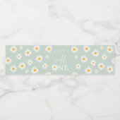 ワイルドワン1歳の誕生日パーティーボヘミアングルーヴィデコール ペットボトルラベル (シングルラベル)