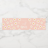 ワイルドワン1歳の誕生日パーティーボヘミアングルーヴィデコール ペットボトルラベル (シングルラベル)