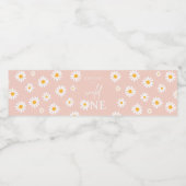 ワイルドワン1歳の誕生日パーティーボヘミアングルーヴィデコール ペットボトルラベル (シングルラベル)