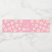 ワイルドワン1歳の誕生日パーティーボヘミアングルーヴィデコール ペットボトルラベル (シングルラベル)