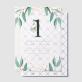 ワイルドワン1歳の誕生日パーティー ベラム紙招待状 (オフセット (招待状))