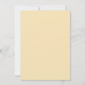 ワイルドワン1歳の誕生日招待状のための金ゴールドサファリ 招待状 (裏面)