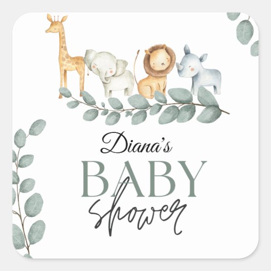 ワイルドワン1歳の誕生日、若い野生の3日2番目の3番目の3番目のカット スクエアシール (正面)