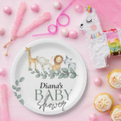 ワイルドワン1歳の誕生日、若い野生の3日2番目の3番目の3番目のカット ペーパープレート (パーティー)