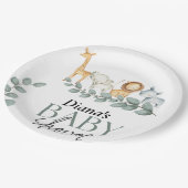 ワイルドワン1歳の誕生日、若い野生の3日2番目の3番目の3番目のカット ペーパープレート (アングル)