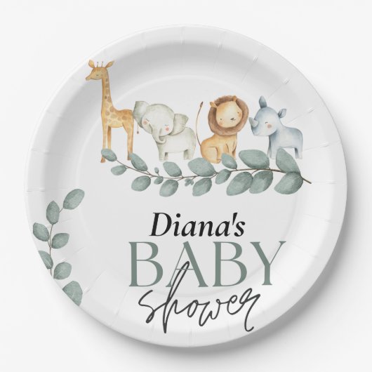 ワイルドワン1歳の誕生日、若い野生の3日2番目の3番目の3番目のカット ペーパープレート (正面)