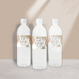 ワイルドワン1st誕生日ボトルラベル ペットボトルラベル