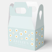 ワイルドワン1th誕生日パーティーボホアクアマリンデイジー フェイバーボックス (オープン)