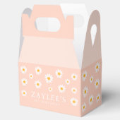 ワイルドワン1th誕生日パーティーボホピーチデイジー フェイバーボックス (オープン)