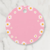 ワイルドワン1th誕生日パーティーボホレトロデイジー フェイバータグ (裏面)