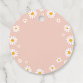 ワイルドワン1th誕生日パーティーボホレトロデイジー フェイバータグ (裏面)