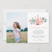 ワイルドワン |ウッドランドキャンプテーマフォトフラット サンキューカード (正面)