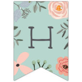 ワイルドワン |ウッドランドボホテーマファースト誕生日 バンティングフラッグ (第2の旗)