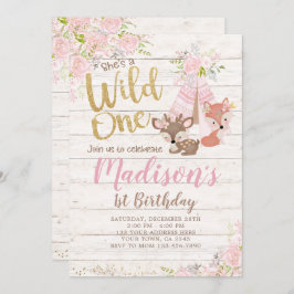 ワイルドワン、ウッドランド、部族 招待状