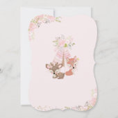 ワイルドワン、ウッドランド、部族 招待状 (裏面)