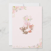 ワイルドワン、ウッドランド、部族 招待状 (裏面)