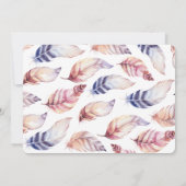 ワイルドワン ゴールドエフェクト フォト誕生日招待状 招待状 (裏面)