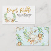 ワイルドワン サファリジャングル おむつくじチケット挿入ページ エンクロージャーカード (正面/裏面)