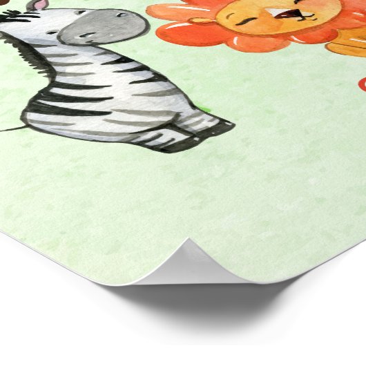 ワイルドワン、サファリファースト誕生日 ポスター (角)