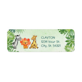 ワイルドワン、サファリファースト誕生日 ラベル