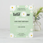 ワイルドワン ダイシー フラワーガール 誕生日 招待状 (スタンド正面)