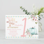 ワイルドワン、パンプキンボホ誕生日 招待状 (スタンド正面)