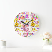 ワイルドワン・ファースト誕生日子供時計 ラージ壁時計 (ホーム)