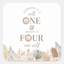 ワイルドワン&フォーエバーワイルドジョイントパーティー スクエアシール