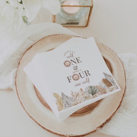 ワイルドワン&フォーエバーワイルドジョイントパーティー スタンダードカクテルナプキン