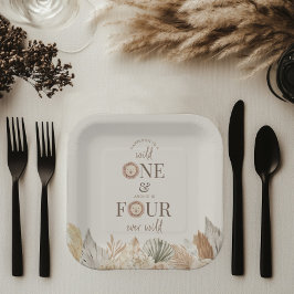 ワイルドワン&フォーエバーワイルドジョイントパーティー ペーパープレート