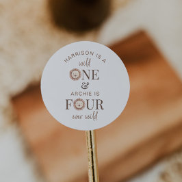 ワイルドワン&フォーエバーワイルドジョイントパーティー ラウンドシール