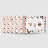 ワイルドワン |ボホキャンプテーマファーストバースデーパーティー ゲストブック (全面)