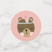 ワイルドワン |ボホ自然テーマ第一誕生日パーティー コンフェッティ (スモール正面)