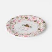 ワイルドワン |最初の誕生日パーティー ペーパープレート (アングル)