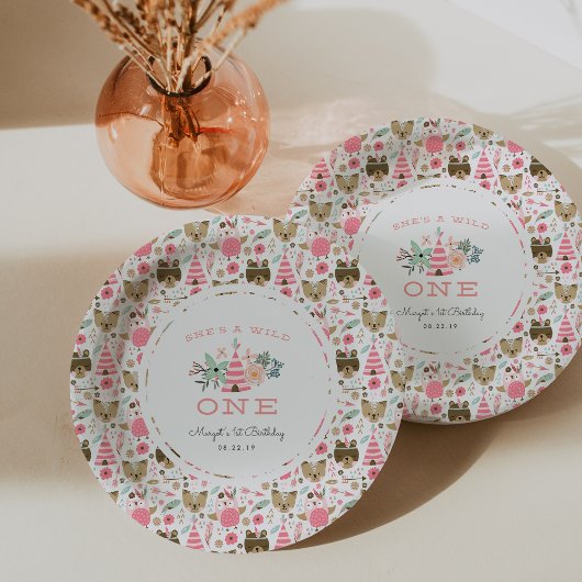 ワイルドワン |最初の誕生日パーティー ペーパープレート