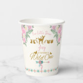 ワイルドワン – 最初の誕生日紙カップ 紙コップ (裏面)