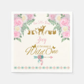 ワイルドワン – 第1誕生日 スタンダードカクテルナプキン (正面)