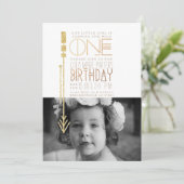 ワイルドワン |誕生日パーティーの招待状写真 招待状 (スタンド正面)