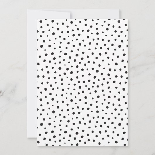 ワイルドワン | 3Dヒョウ風船ガール1st誕生日 招待状 (裏面)