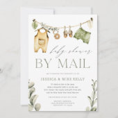 ワイルドワン Neutral Boho Safariベビーシャワー（メールで） 招待状 (正面)