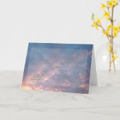 ワイルドワードサンセットスカイフォトワードアートグリーティングカード カード (黄色い花)