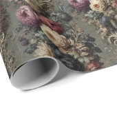 ワイルドヴィーユ – ゴシック様式のフローラバンダナ ラッピングペーパー (ロールコーナー)