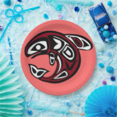 ワイルド保護サーモン紙プレート ペーパープレート (パーティー)