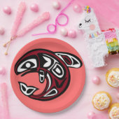 ワイルド保護サーモン紙プレート ペーパープレート (パーティー)