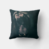 ワイルド大きな猫デザイン装飾用クッション クッション (裏面)