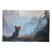 ワイルド失ったネスの子猫 枕カバー (裏面)